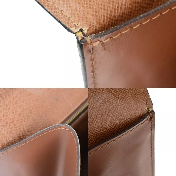 LOUIS VUITTON Monceau 28 2Way Shoulder Hand Bag Monogram Leather - Picture 3 of 16